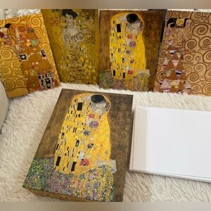 NEW 🆕 Gustav Klimt Keep It Box with 10 Cards and 12 envelopes